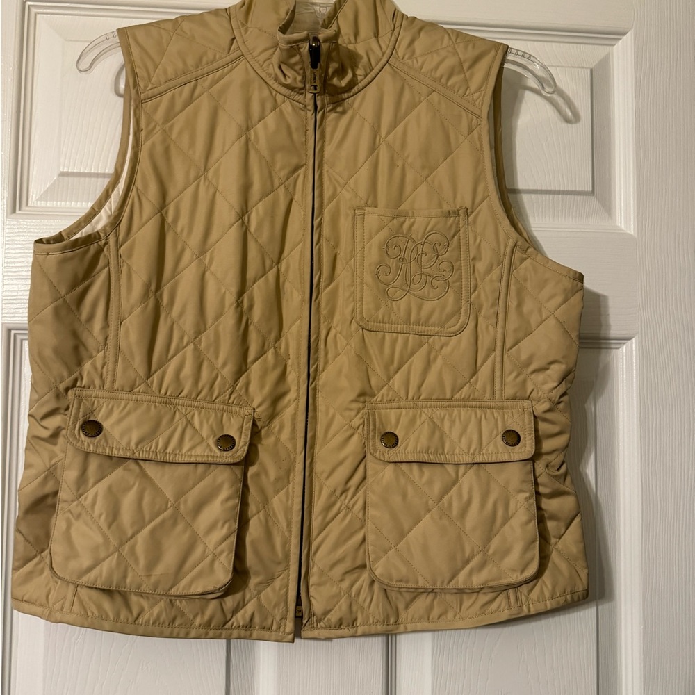 Vintage Lauren by Ralph Lauren quilted vest.